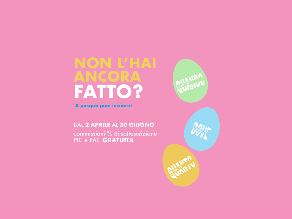 Un regalo di Pasqua che dura tre mesi 