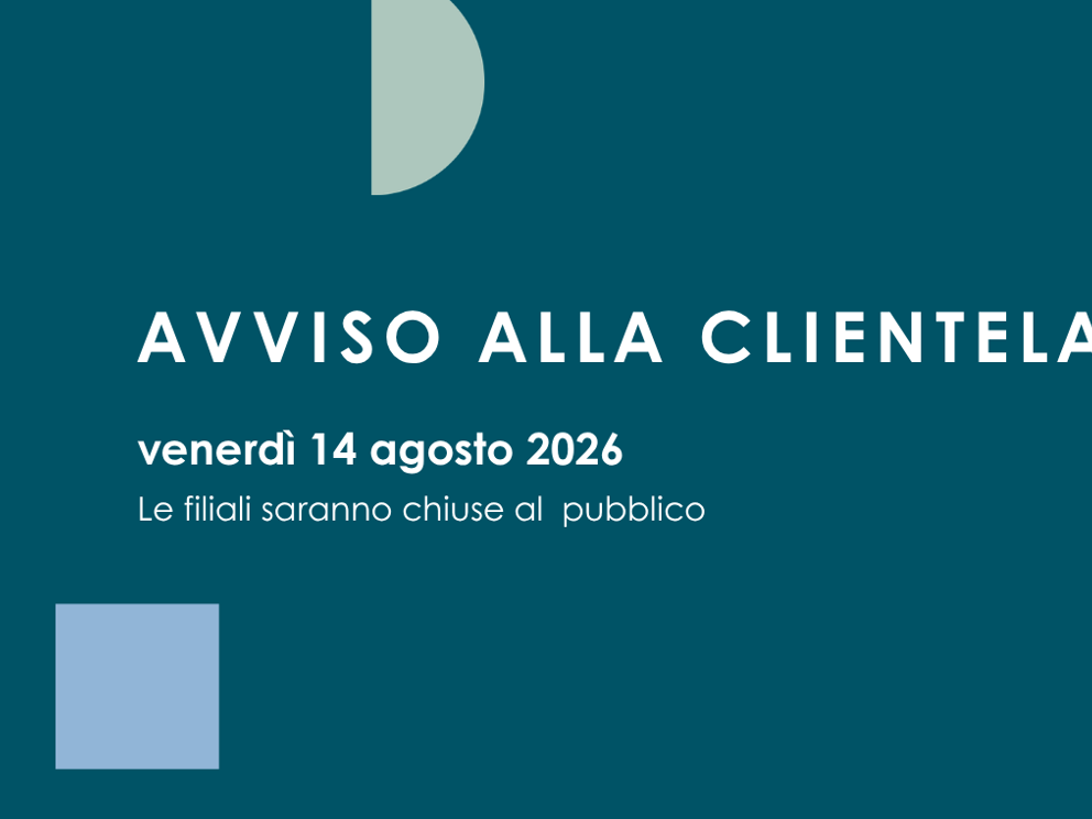Chiusura 14 agosto 2026 