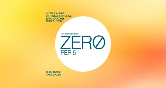 Conto Insieme Zero per 5 