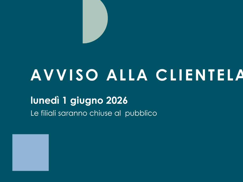 Chiusura 1 giugno 2026 